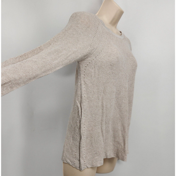 Tahari Pullover Sweater Womens Size Medium Relaxed Fit Light Weight Linen Blend - Picture 2 of 11